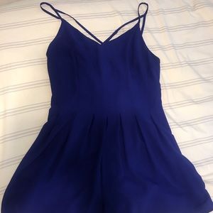 Blue medium Romper